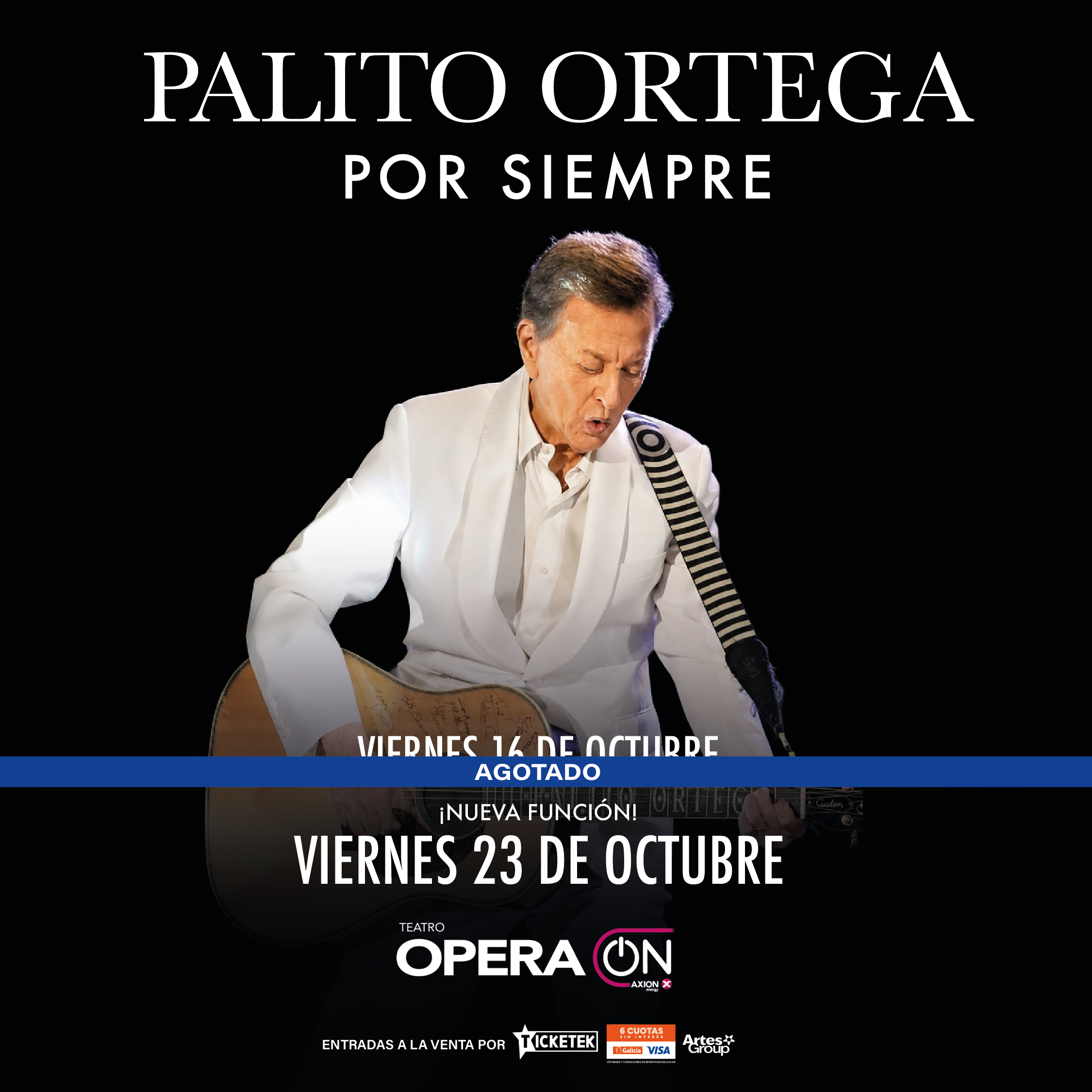 Palito Ortega — Por Siempre — Teatro Ópera